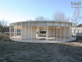 Stabiliteit en technische uitrusting voor nieuwbouw uitbreiding school